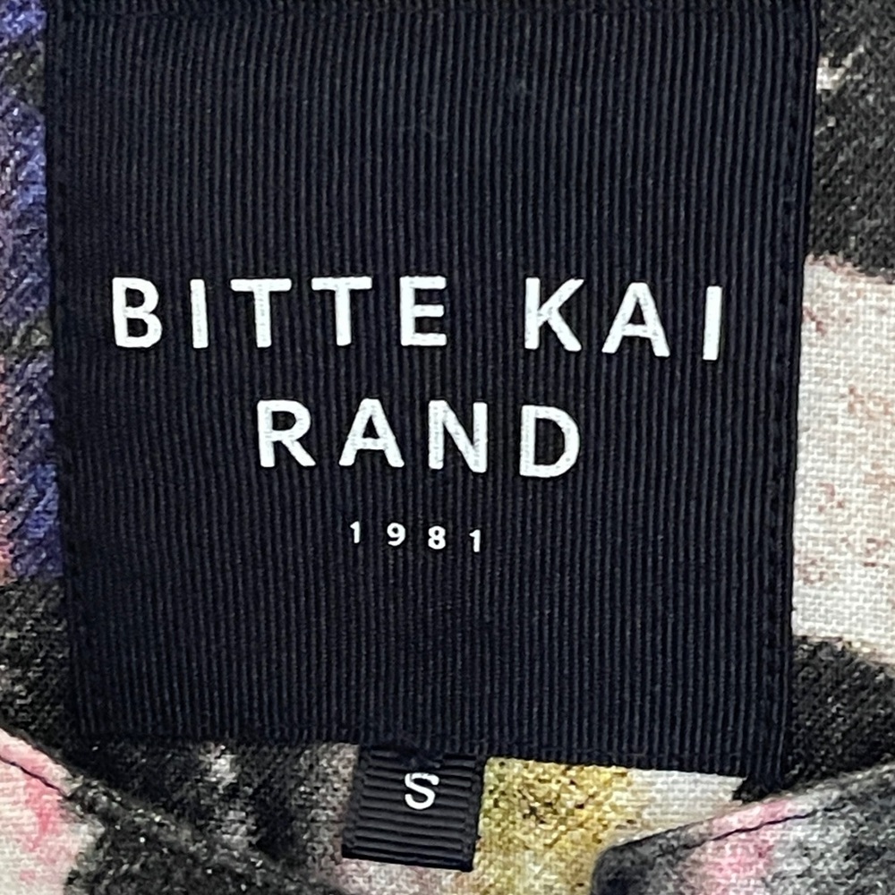 Bitte Kai Rand 1981 Abstract Linen Swing Dress | Size Small | NWOT - Picture 7 of 10